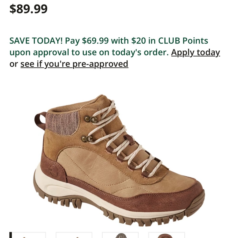 Cabela's Brown and Tan Ankle Boots